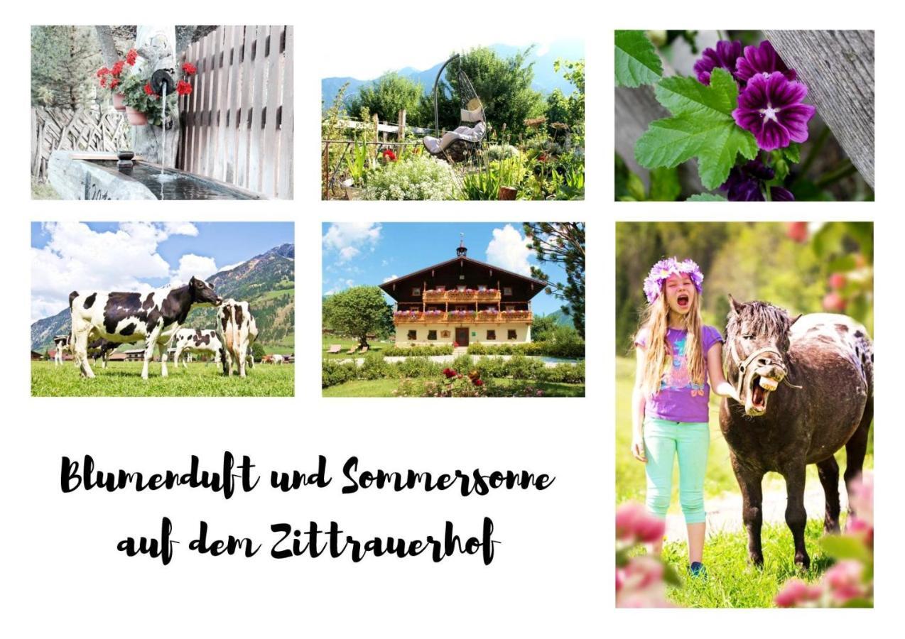 Zittrauerhof - Urlaub Am Bauernhof Gastein Villa Bad Hofgastein Buitenkant foto